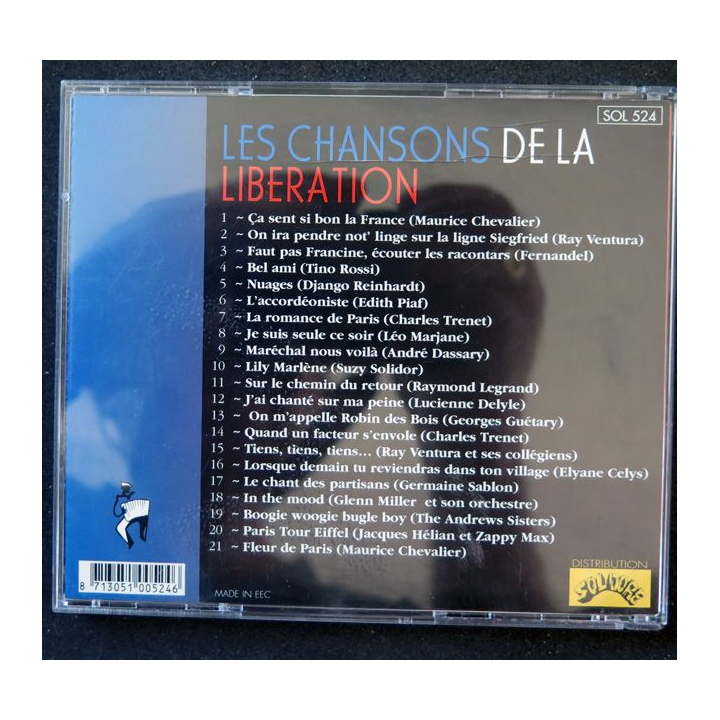 CD Les chansons de la Libération 