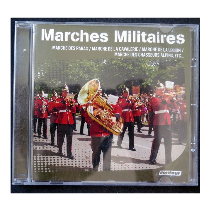 CD de marches militaires : paras, cavalerie, légion chasseurs alpins..