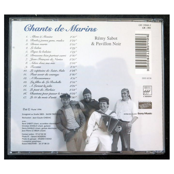 CD de Chants de marins
