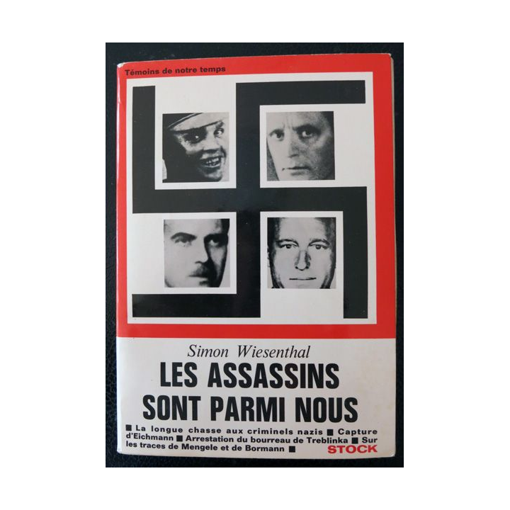 Les assassins sont parmis nous de Simon Wiesenthal aux éditions Stock