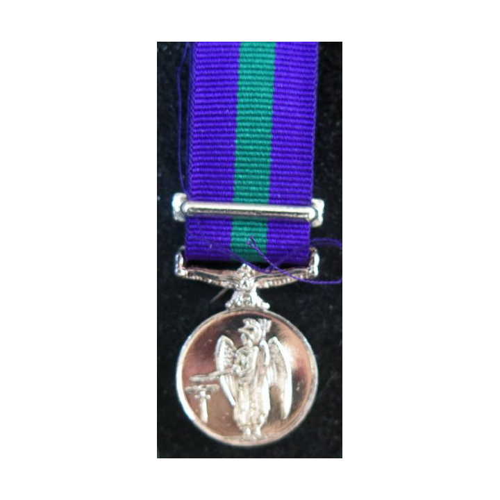 GRANDE BRETAGNE : médaille miniature General service medal 1962 avec l'agrafe Arabian Peninsula