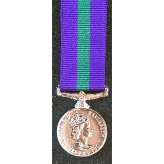 GRANDE BRETAGNE : médaille miniature General service medal 1962 