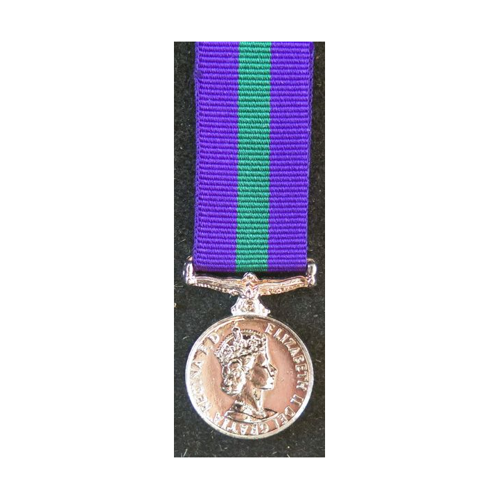 GRANDE BRETAGNE : médaille miniature General service medal 1962 