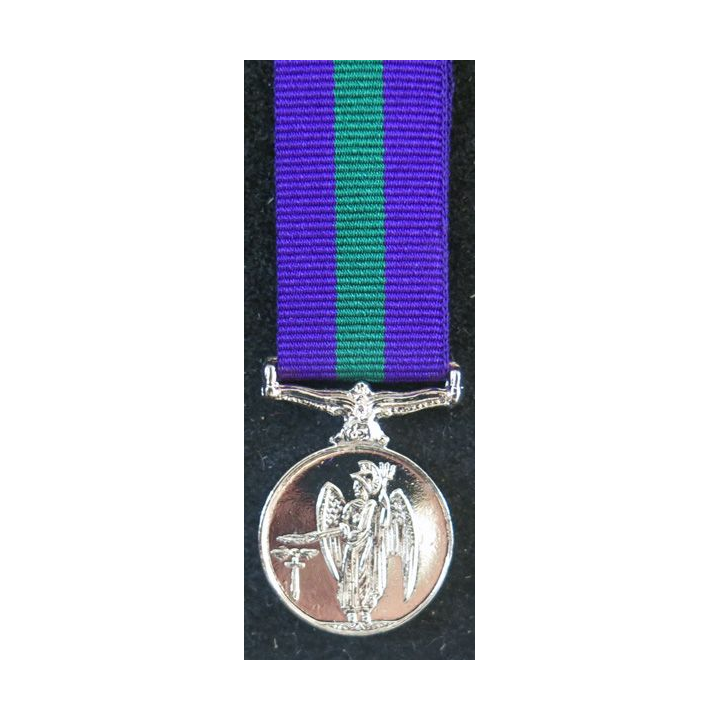 GRANDE BRETAGNE : médaille miniature General service medal 1962 