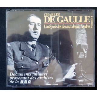 CD Charles De Gaulle l'intégrale des discours depuis Londres archives de la BBC