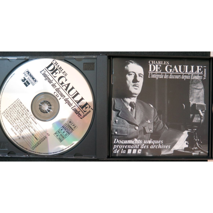 CD Charles De Gaulle l'intégrale des discours depuis Londres archives de la BBC