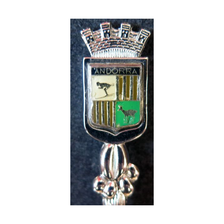 PETITE CUILLERE de collection argentée d'Andorra ANDORRE