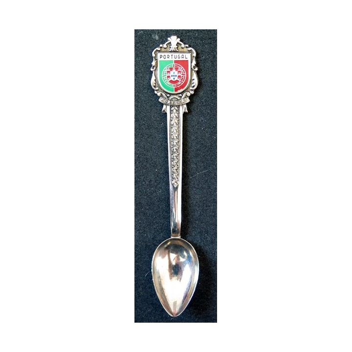 PETITE CUILLERE de collection argentée du Portugal