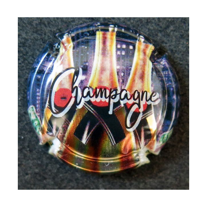 Capsule Muselet de bouteille de Champagne  GENERIQUE n° 1264 3 bouteilles