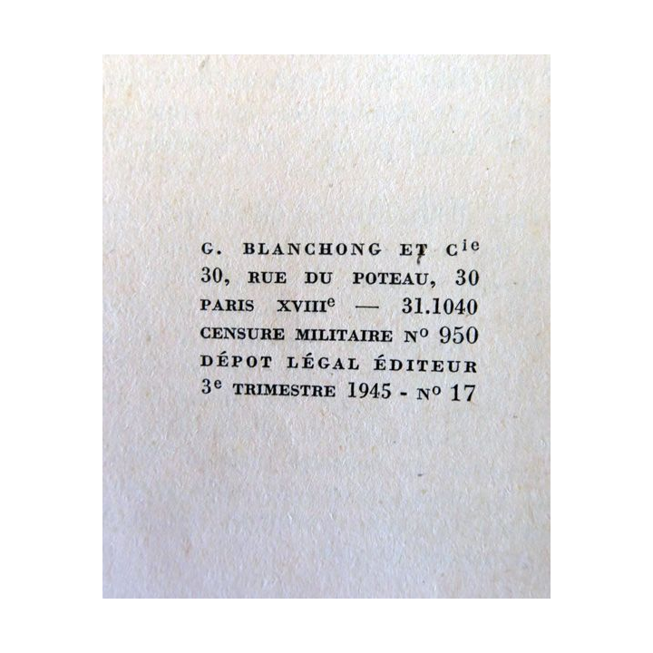 Bir-Hakeim édité par l'Office français d'Edition (1945) Numéroté 17