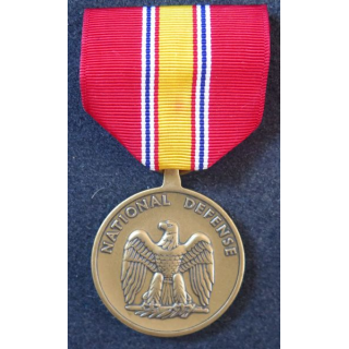 USA : US national defense medal médaille de la défense nationale américaine