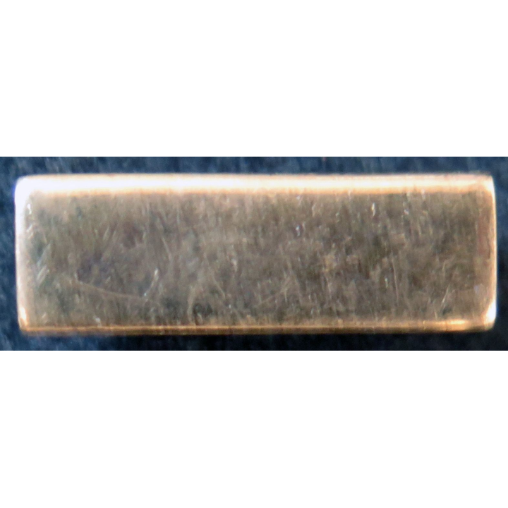 Galon métallique de calot de 2d Lieutenant US longueur 1,9 cm