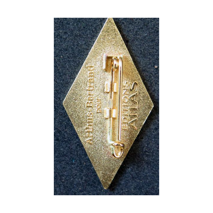 1° RG : insigne du 1° régiment du génie de fabrication Arthus Bertrand pour les éditions Atlas
