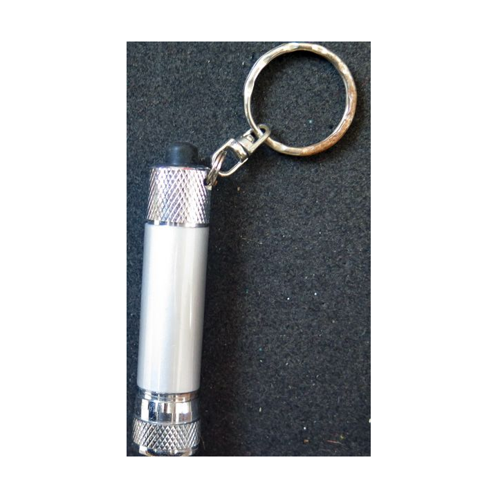 Porte clef lampe de poche leds (piles non fournies)