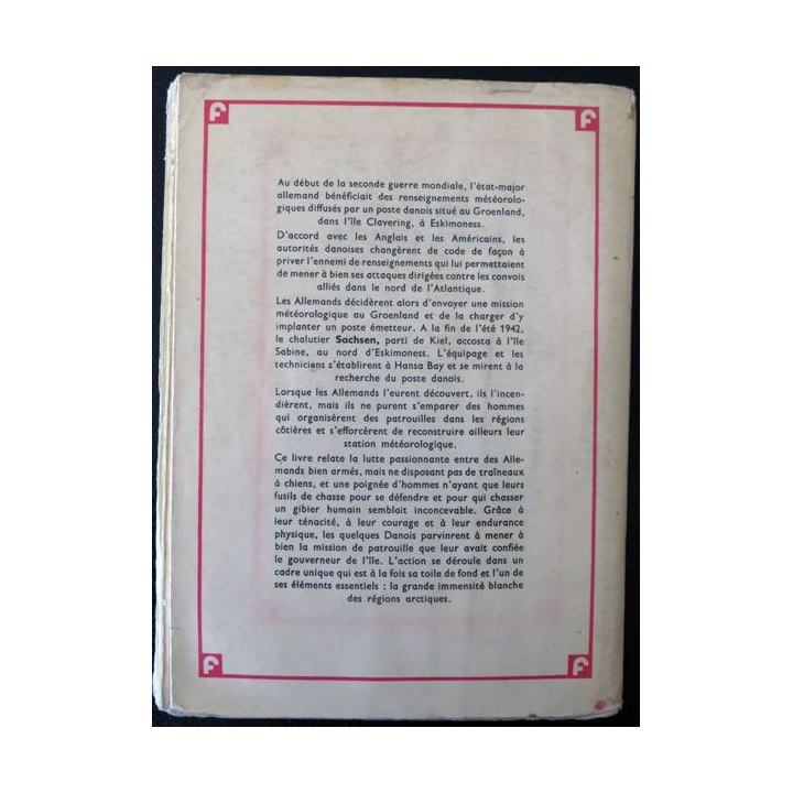 Patrouille arctique de David Howarth aux Editions Flammarion