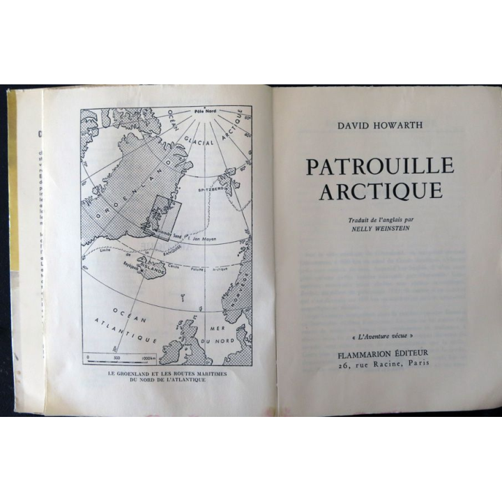 Patrouille arctique de David Howarth aux Editions Flammarion