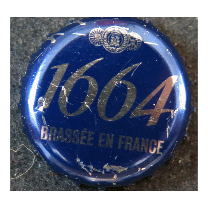 Capsule de bouteille de bière 1664 Brassée en France