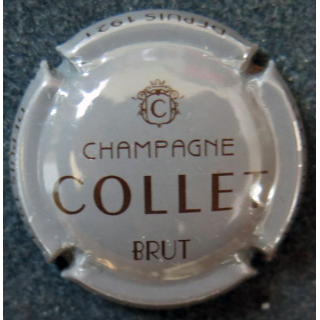 Capsule Muselet de bouteille de champagne COLLET n° 5j gris et marron brut