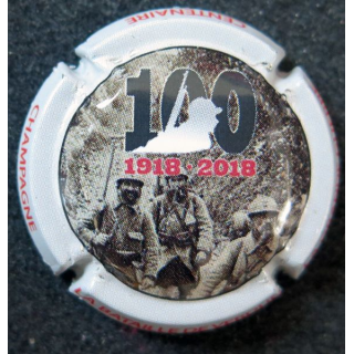 Capsule Muselet de bouteille de Champagne  GENERIQUE n° 1004c Verdun