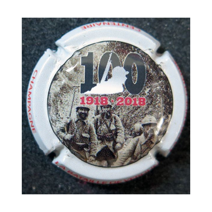 Capsule Muselet de bouteille de Champagne  GENERIQUE n° 1004c Verdun