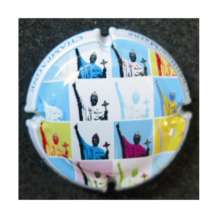 Capsule Muselet de bouteille de Champagne HAZARD Paul n° 18 Pop Art Urbain II