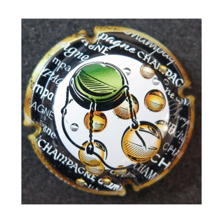 Capsule Muselet de bouteille de Champagne  GENERIQUE n° 1229d
