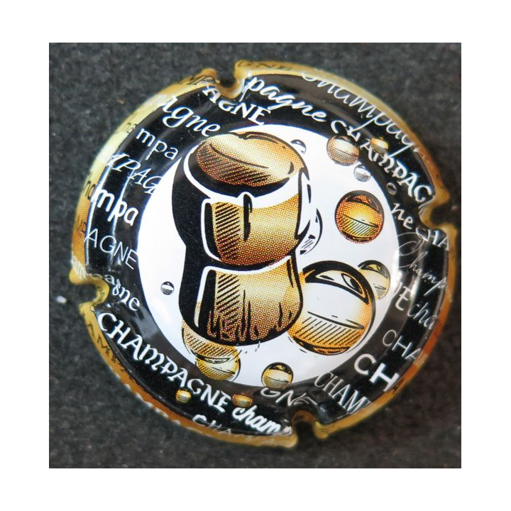 Capsule Muselet de bouteille de Champagne  GENERIQUE n° 1229c