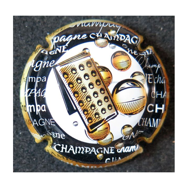 Capsule Muselet de bouteille de Champagne  GENERIQUE n° 1229a