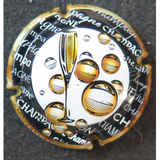 Capsule Muselet de bouteille de Champagne  GENERIQUE n° 1229e
