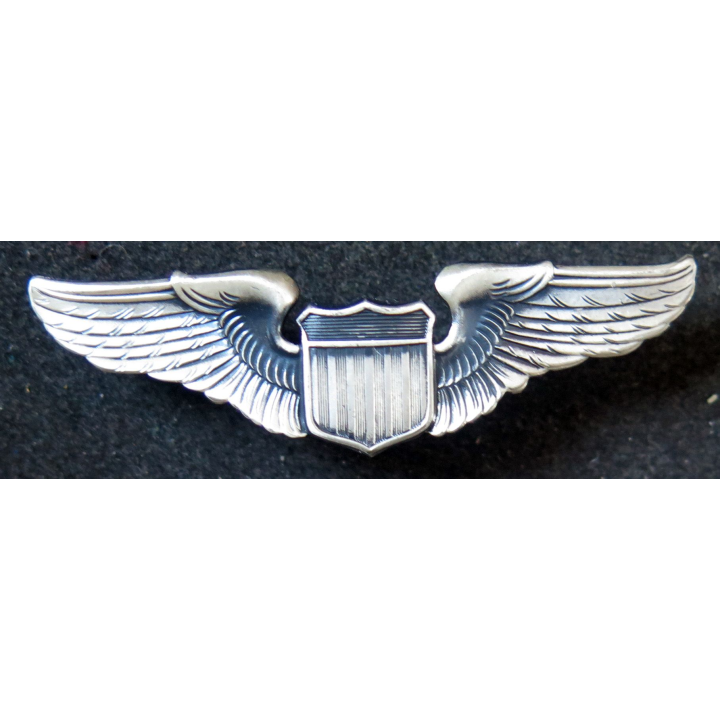 USA : Brevet de pilote de l'US AIR FORCE argenté sur pin's