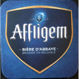 DESSOUS DE VERRE A BIÈRE Affligem 9 cm