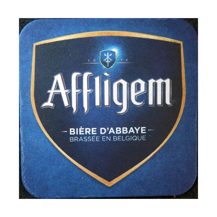 DESSOUS DE VERRE A BIÈRE Affligem 9 cm
