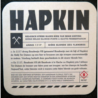 DESSOUS DE VERRE A BIÈRE HAPKIN 9,3 cm