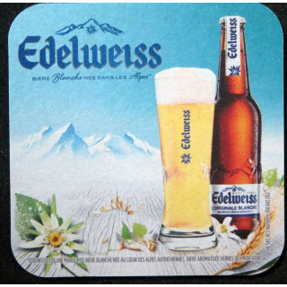 DESSOUS DE VERRE A BIÈRE Edelweiss 9 cm