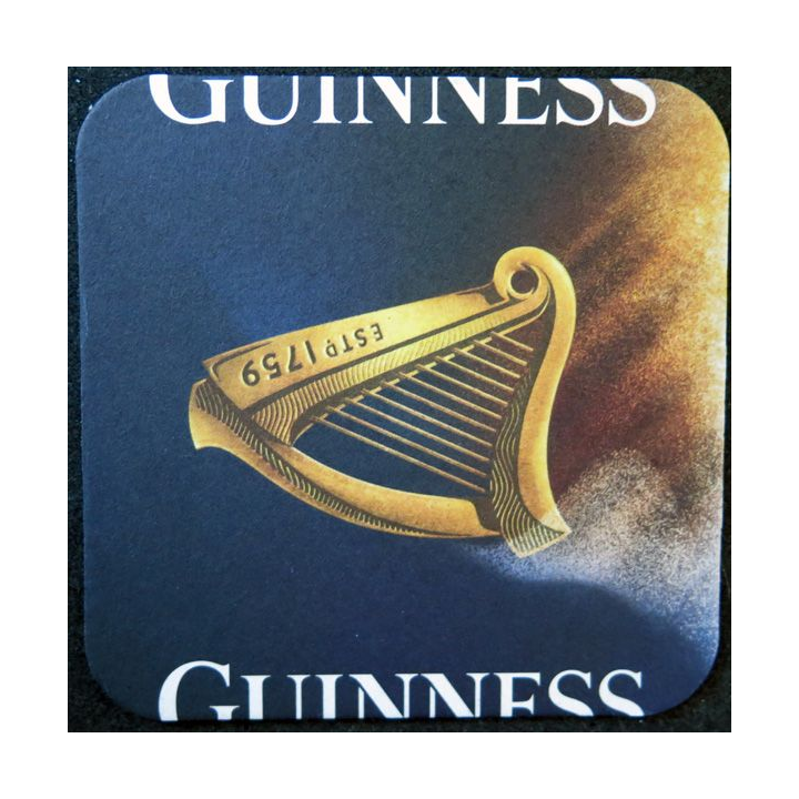 DESSOUS DE VERRE A BIÈRE Guinness 9,3 cm