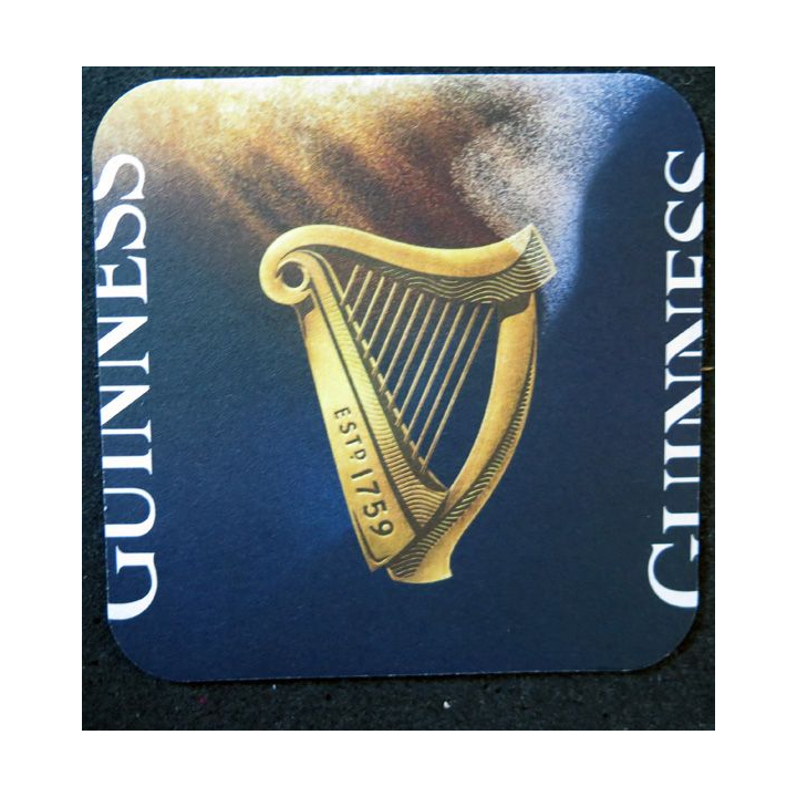 DESSOUS DE VERRE A BIÈRE Guinness 9,3 cm