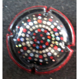 Capsule Muselet de bouteille de Champagne  GENERIQUE n° 920d Rubis contour rouge