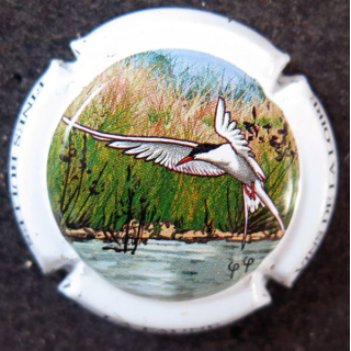 Capsule Muselet de Crémant de Loire FINES BULLES n° 7e la Faune