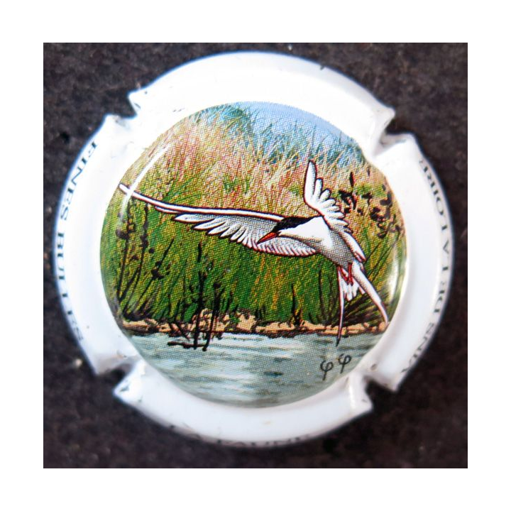 Capsule Muselet de Crémant de Loire FINES BULLES n° 7e la Faune