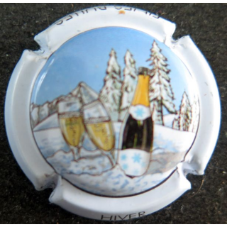 Capsule Muselet de Crémant de Loire FINES BULLES n° 8d Hiver