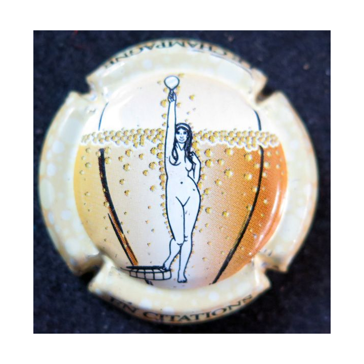 Capsule Muselet de bouteille de Champagne  GENERIQUE n° 961d 