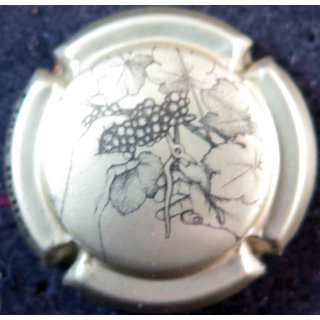 Capsule Muselet de bouteille FINES BULLES vendange fond argent