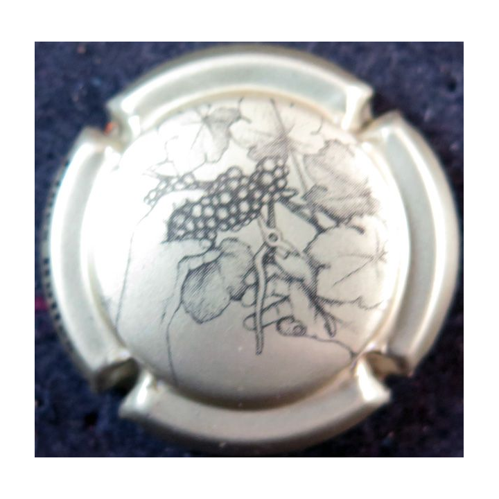 Capsule Muselet de bouteille FINES BULLES vendange fond argent