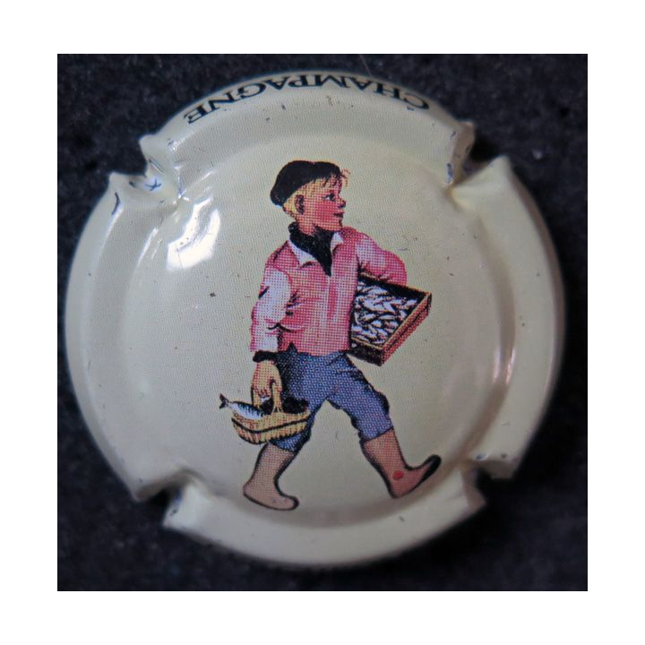Capsule Muselet de bouteille de Champagne GENERIQUE Les Chromos n° 805o