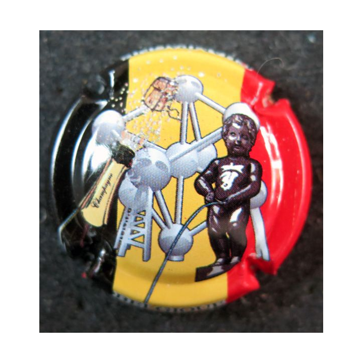 Capsule Muselet de bouteille de champagne GÉNÉRIQUE n° 844e Belgique