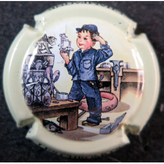 Capsule Muselet de bouteille de champagne GÉNÉRIQUE n° 805n