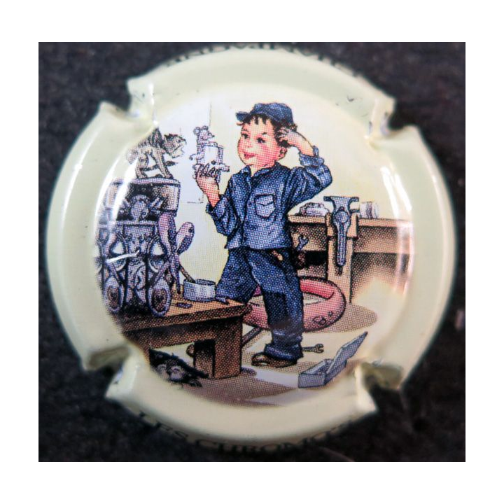 Capsule Muselet de bouteille de champagne GÉNÉRIQUE n° 805n