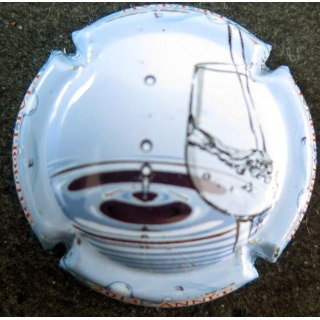 Capsule Muselet de bouteille de champagne GENERIQUE n° 864a Année internationale de l'eau