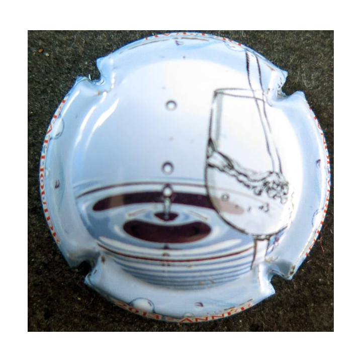 Capsule Muselet de bouteille de champagne GENERIQUE n° 864a Année internationale de l'eau