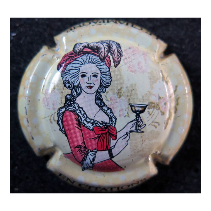 Capsule Muselet de bouteille de champagne GÉNÉRIQUE n° 961a